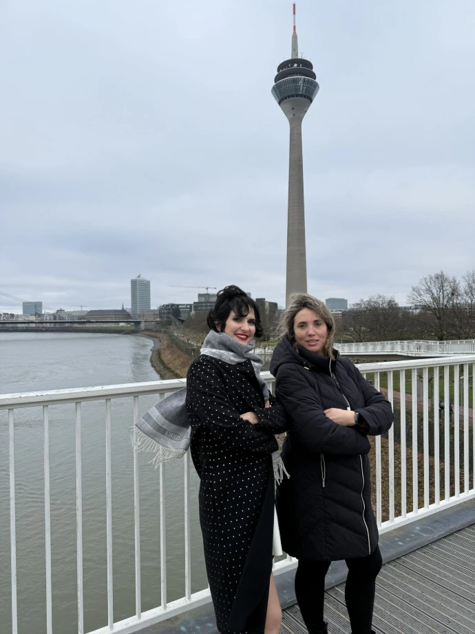 Founder and trainer exploring germany together after training sessions